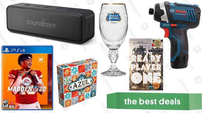 Image for article titled Sunday&#39;s Best Deals: Waterproof Speaker, Bosch Tools, DIY Ice Cream, Kindle Bestsellers, and More