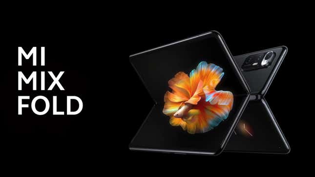 Image for article titled Xiaomi Challenges Samsung With Its Own Foldable, the $1,500 Mi Mix Fold