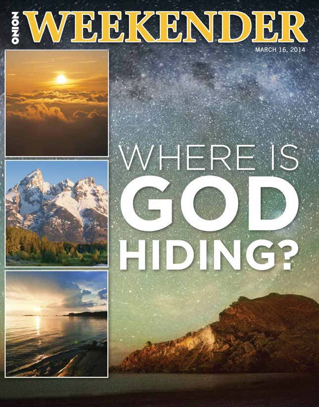 Image for article titled Where Is God Hiding?