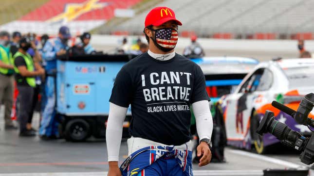 Image for article titled Bubba Wallace Will Race For Michael Jordan And Denny Hamlin In 2021