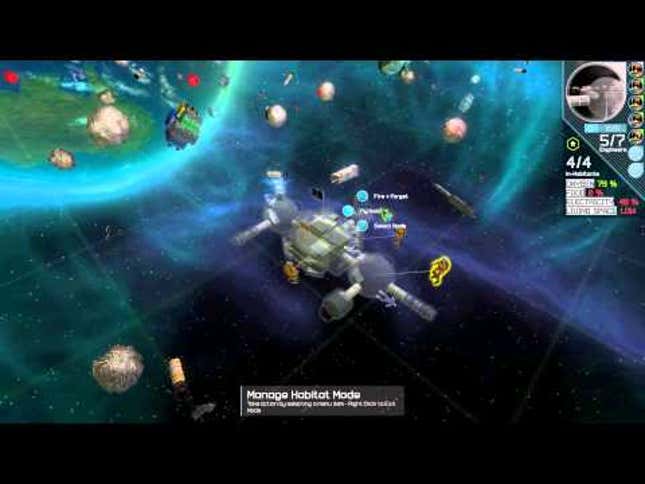 A Strategy Game About Space Junk