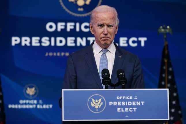 Image for article titled President-Elect Biden Calls on Trump to ‘Step Up,’ Then Trump Issues Video Pushing Election Fraud Lie While Telling Supporters to ‘Go Home’