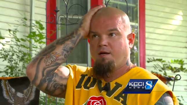 Bask In The Aura Of This Tattooed Iowa Football Fan