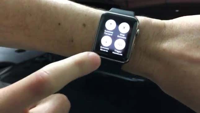 Watch This Guy Summon His Tesla With An Apple Watch