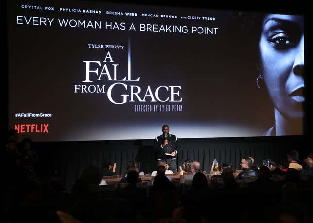 Image for article titled 12 Thoughts, Facts, and Opinions About Tyler Perry’s Wildly Ridiculous, Entertaining Movie, A Fall From Grace