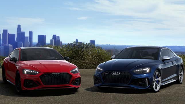 Image for article titled The 2021 Audi RS5 Coupe And Sportback Launch Editions Feature Awesome New Paintwork And Blue Brakes