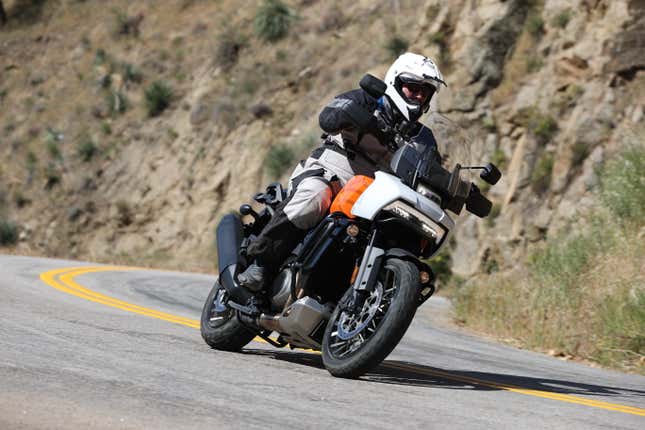 Image for article titled The 2021 Harley-Davidson Pan America 1250 Does Everything You Doubted It Could