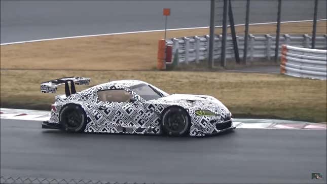 Image for article titled Toyota&#39;s Supra GT300 Racer Sounds Way Too Good For It To Really Exist