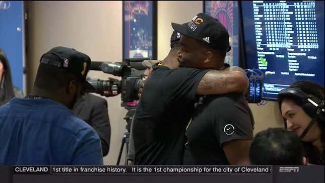 J.R. Smith Breaks Down When Asked To Describe The Inspiration Of His Father