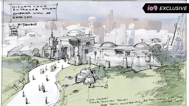 Take a step into the production artistry behind Disney’s Star Wars land.