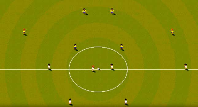 Image for article titled Sensible Soccer Mod Drags The Classic Sports Game Into The 2020s