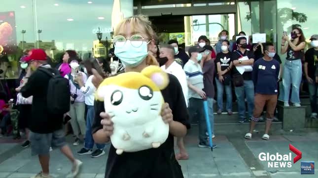 Image for article titled Cute Anime Character Used In Thailand&#39;s Democracy Protests