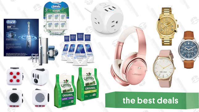 Image for article titled Monday&#39;s Best Deals: Oral-B Gold Box, Anker Headphones, Greenies, and More