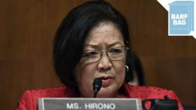 Senator Hirono Came for Attorney General Barr's Neck