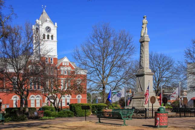 Confederate Monument in McDonough, Ga.