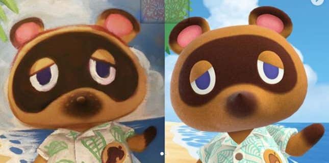 Image for article titled Man Brings Tom Nook To Life With His Nipple