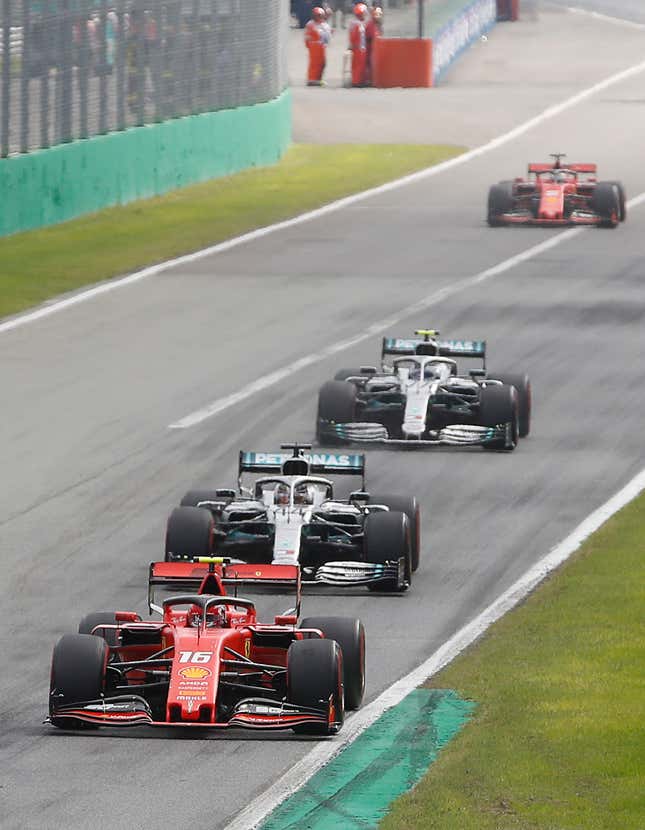 Image for article titled Charles Leclerc Gets Two In A Row With A Win At Monza