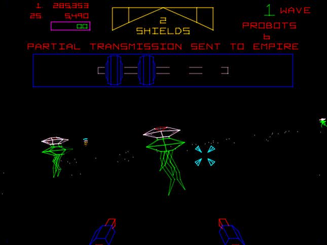 Space War gameplay (PC Game, 1985) 