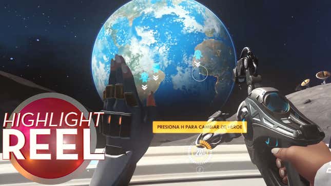Symmetra Turret Launched From Space