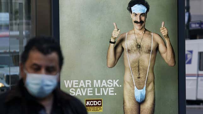 Image for article titled Rudy Giuliani vs. Borat: Is Team No One an Option?