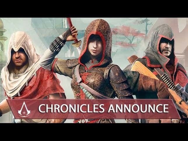 <i>Assassin's Creed Chronicles</i> Is Now A Trilogy Set In China, India, Russia