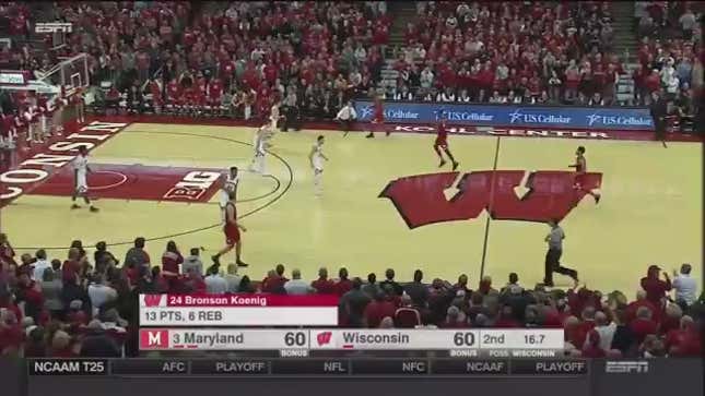 Maryland Breaks Wisconsin's Heart With Game-Winning Three