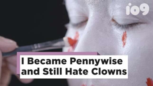 One io9 Staffer Hates Clowns, so We Dressed Her Up Like Pennywise From <i>It</i>