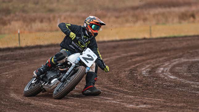 Image for article titled Royal Enfield Gave Its Nerdy Himalayan A Flat Track Makeover And Now It&#39;s Ready To Win Prom Queen