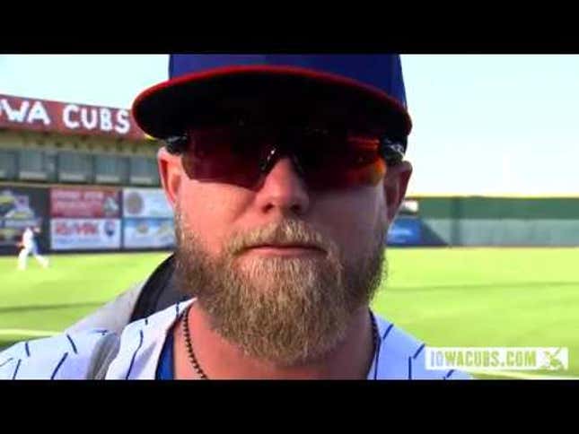 Iowa Cubs Player Is Exceptionally Talented At Being A Weirdo On-Camera