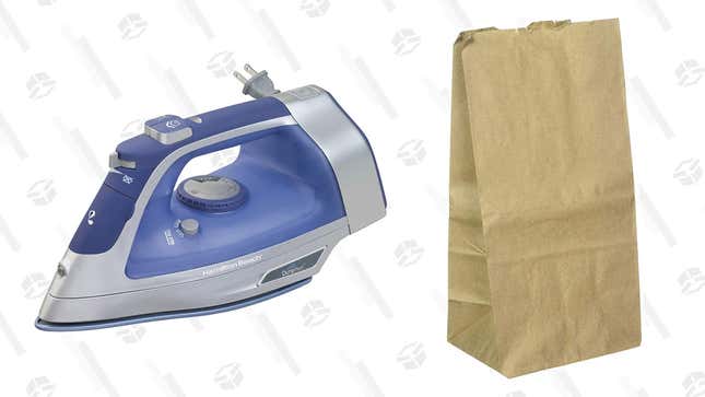 An Iron, $22
Brown Paper Bag, $9