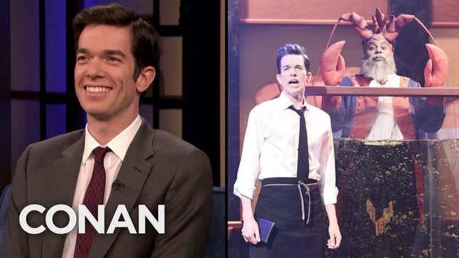 On <i>Conan</i>, John Mulaney hints at a third sketch in the "Diner Lobster," "Bodega Bathroom" trilogy