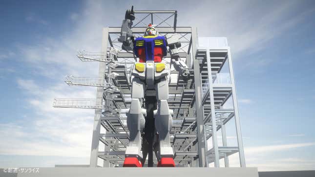 Image for article titled Japan&#39;s Latest Giant Gundam Is Glorious And Nearly Finished