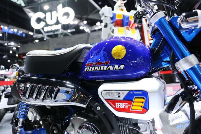 Image for article titled Honda Launched Gundam-Themed Mini Motorcycles