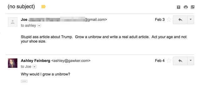 Image for article titled My Year In Gawker Hate Mail