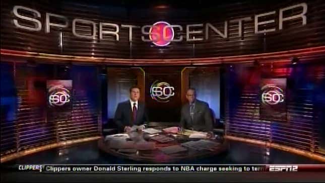 A Very Confused Stuart Scott Thought Bob Ley Was In Azerbaijan