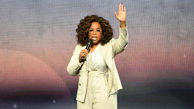 Oprah Winfrey speaks during Oprah’s 2020 Vision: Your Life in Focus Tour on February 22, 2020, in San Francisco, California. 