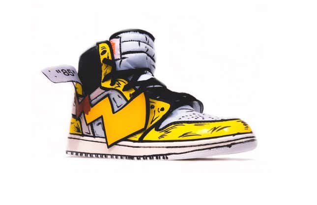 Image for article titled Look At These Pikachu Air Jordans