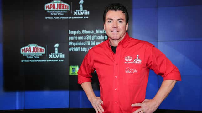 Image for article titled Papa John’s Founder Blames His Use of the N-Word on Kanye and Colonel Sanders