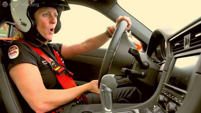 Watch Sabine Schmitz Destroy The Nürburgring While Narrating The Entire Thing