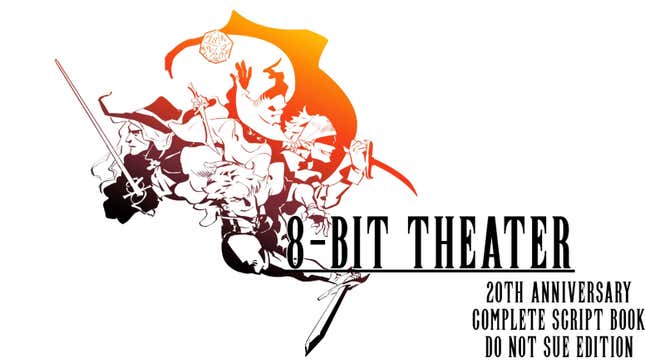 Image for article titled 8-Bit Theater Avoids Final Fantasy Copyrights With 20th Anniversary Script Book