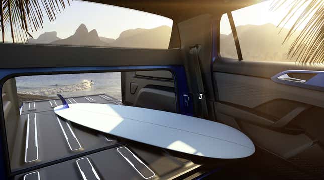 Image for article titled Volkswagen Is Bringing a Pickup Truck’s Worth of Forbidden Fruit to New York to Tease the Hell out of All of Us