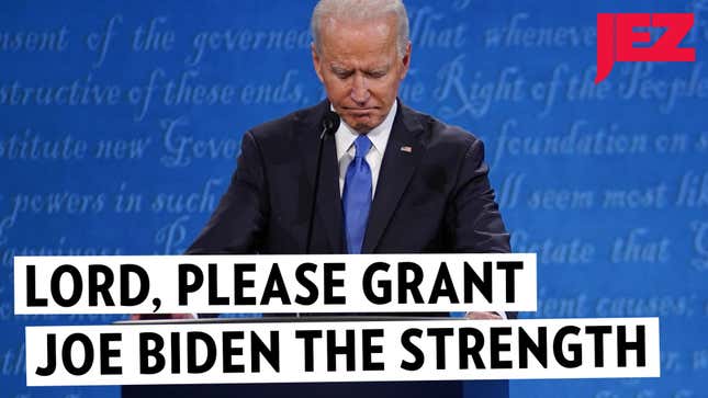 Joe Biden's Face Said What His Mouth and Body Could Not