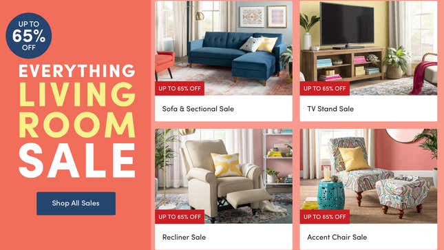 Everything Living Room Sale | Wayfair