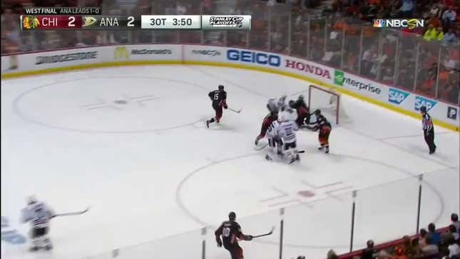 Blackhawks Top Ducks 3-2 In Triple OT