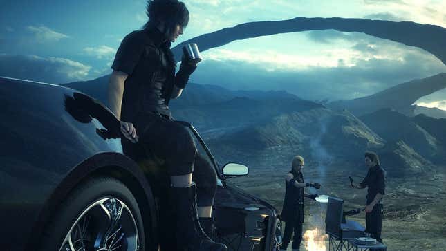 Five Minutes Of <i>Final Fantasy XV</i> Driving (And Hair)