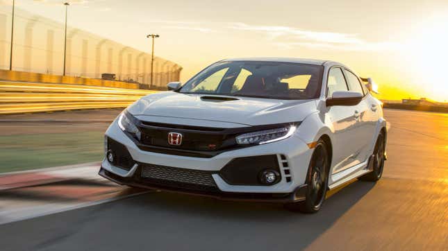 The Honda Civic Type R. 