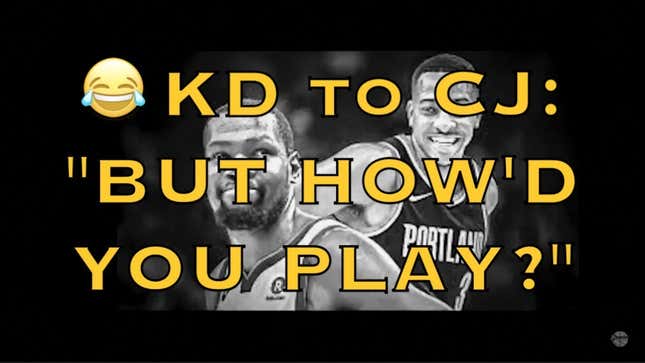C.J. McCollum Got Tormented By Kevin Durant On His Own Podcast