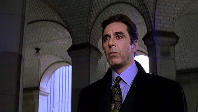Al Pacino as YOU KNOW WHO in The Devil’s Advocate.