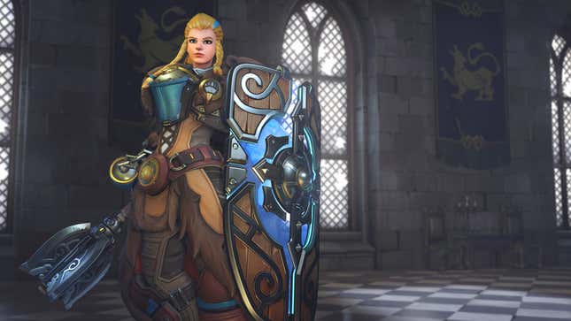 Image for article titled Cosplayer Constructs Stunning Shield For Overwatch&#39;s Brigitte