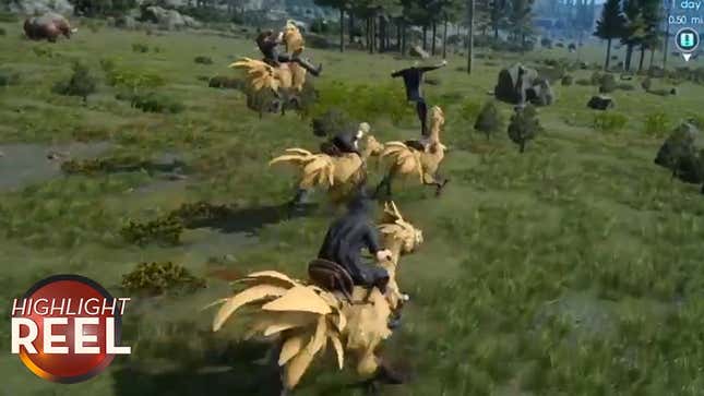 That's Some Impressive Chocobo Riding